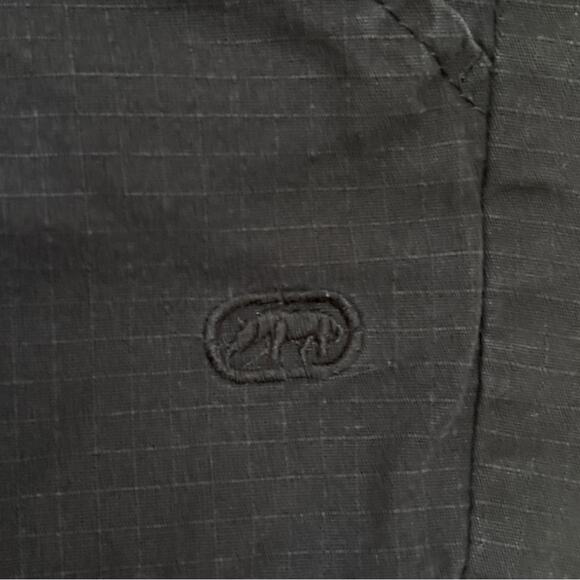 ECKO UNLTD Cargo Shorts Black Men SZ 34 Relaxed Baggy Fit Ripstop Skater Hip Hop - Picture 3 of 10